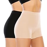 YARRCO Nahtlose Miederhose Leicht Formende Bauchweg Unterhose Damen Mittelhohe Taille Shapewear...