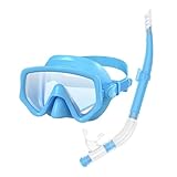 Reisefreundliches Schnorchelset Für Erwachsene Mit Faltbarer Trockener Schnorchelmaske...