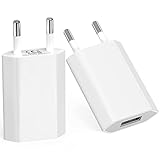USB-Netzstecker, (2 Pack) Ladegerät für iphone, Samsung Xiaomi Sony LG Smartphones, iWatch,...