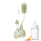 Babyflaschenreinigungsbürste | Rotatable Cup Cleaning Kit | Silikonflaschenreinigerpinsel | Weiche...