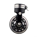 Gdfnmogo Klappbares Hilfsrad für Fahrräder mit Rollen-Sattelstütze, für runde Sattelstütze mit...