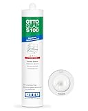 OTTOSEAL S 100 Premium-Sanitär-Silikon 300ml C01 weiss – Sicher gegen Schimmel & Ideal für Bad,...