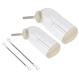 Tofficu 2 Stück Teiliges Nagetier Trinkflaschen Auslaufsichere Wasserbehälter für Kaninchen...