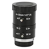 4-12 Mm Telezoomobjektiv, F1,6 CS-Mount 1/2 Zoll HD-Zoom mit Manueller Änderung,...