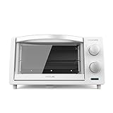 Cecotec Mini Backofen 10L Bake&Toast White. 800W, lackierter weißer Stahl, 2-teiliges...