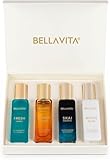 BellaVita Luxury Unisex Parfüm Geschenkset (4x20ml) | Honey OUD, SKAI, FRESH & White OUD |...
