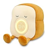 Aedcbaide Wecker mit licht, Kinderwecker, Wake up Light Lichtwecker, Niedliche Toast Plüschtiere...