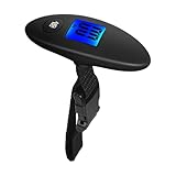 Gepäckwaage, Reisewaage, Gepäckwaage, tragbare Kofferwaage, digitale LCD-Anzeige, Gewichtsskala...