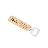 Bottle Opener - Flaschenöffner Holz Kapselheber - Bieröffner - Flaschenöffner aus Holz - Stabiler...