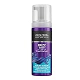 John Frieda Frizz Ease Styling Schaum – Inhalt: 150 ml – Für luftgetrocknete – Verstärkt und...