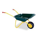 Relaxdays Schubkarre Kinder, rutschfeste Griffe, HxBxT: 43 x 74 x 36 cm, Metall, Kunststoff,...