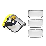 Kueohse Schutzhelm f¨¹r Rasentrimmer, mit Vollgesichts-Netz-Schutzmaske f¨¹r Freischneider mit...