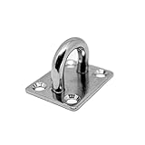 PRIOstahl Augplatten Zurröse Deckenöse Decksplatte Platte Mastplatte - 40 x 50 mm x 1 Stück...