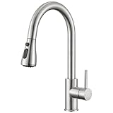 CECIPA Wasserhahn Küche mit 3 Modi, Hochdruck Küchenarmatur mit Brause Ausziehbar, Mischbatterie...