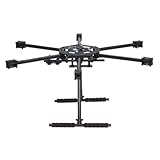 FPV Hexacopter Frame X600-X6 Upgraded Version S550 SK500 with Carbon Fiber Landing Gear Skid for RC...
