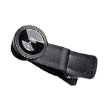 Fisheye Makrolinsen, Telefon Fisheye Objektiv 3 In1 Weitwinkel Fischauge Makrolinsen Clip-on...