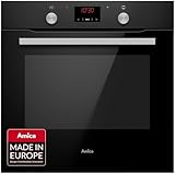 Amica ABE 9431 SM Einbaubackofen mit Umluft / matt schwarz / Timer / XXL-Garraum / Wasserdampf...