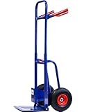 TMV24® Klappbare Sackkarre - mit Luftbereifung max. 200kg Treppensteiger Höhenverstellbar ca....