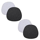 Generisch 4 Stück Sitzkissen aus Filz 37x40cm Stuhlkissen für Büro Bank & Outdoor Sitzauflage &...