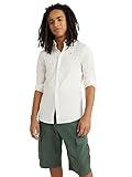 Tommy Jeans Herren Hemd TJM Original Langarm, Weiß (Classic White), XL