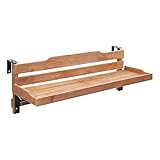 TapferBahn BalkonhäNgetisch,HäNgetisch Balkon,HäNgetisch Gartentisch Klapptisch,Beistelltisch...