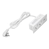 Eingebaute Steckdose, Desktop-Power-Hub, EU-Stecker, 230–265 V, Modern, Platzsparend, mit 1,5 M...