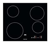 AEG Induktionskochfeld autark 60cm, 4 Zonen in verschiedenen Größen mit 4x Power-Funktion für...