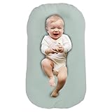 ULPYO 0-12 Monate Beistellbett für Babys Im Bett, Atmungsaktive Baumwolle Babynestchen Set Tragbar...