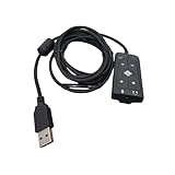 Tauchen Sie ein in realistischen Sound, USB-Adapter, externe Soundkarte, 3,5-mm-Headset-Mikrofone...