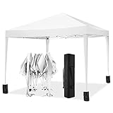 TOOLUCK Pavillon 3x3m Wasserdicht Stabil Faltpavillon Pop up Gartenpavillon Partyzelt Bierzelt...