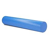 Conipa - Foam Roller rund 90 x 15cm in Blau - Lange Pilates Rolle aus hochdichtem EVA-Schaumstoff...