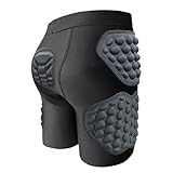 -Slider-Shorts, Sportshorts Für, Atmungsaktive Kompressionsshorts Mit Hüftpolster - Gepolsterte...