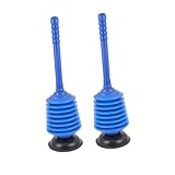 FUTUREORYY 2 Stück Rohrreinigungswerkzeug Blau Abflussfrei Saugglocke Haushalt Bad Wc Küche...