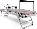 Pilates Reformer Maschine Faltbar mit Kopf- & Körperkissen, Übung Fitness Workout Ausrüstung für...