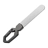 Fingernägel aus Edelstahl Kalk - extra widerstandsfähig bis | Nagelfeilen aus Metall, kompaktes...