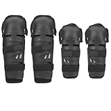Vobor Motorrad Schutzkleidung Set 4 Stück Motorrad Knieschoner Motorrad Motocross Radfahren...