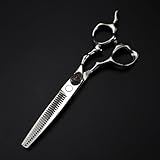 Haarschneideschere, 15,2 cm, professionelle japanische 440c Stahl-Schere, Schädelschere,...