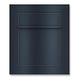 Metzler moderner Unterputz Briefkasten in Anthrazit RAL 7016 Einbaubriefkasten Pulverbeschichtet,...