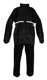 protectWEAR Herren Rk-rs-11-xxxl Motorradregenkombi Regenanzug 2 teilig glanz schwarz RK RS11 XXXL,...