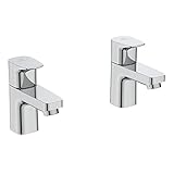 Ideal Standard BD247AA Ceraplan Waschbeckenarmaturen, Chrome, Basin pillar taps