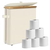 Wdmiya Toilettenpapieraufbewahrung, Toilettenpapierkorb zur Aufbewahrung, mit großer Kapazität,...