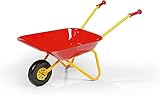 Rolly Toys Metallschubkarre für Kinder (ab 2,5 Jahre, Metallschüssel mit Kunststoffgriffen,...