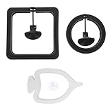 DIYEAH 3 Stück Teiliges Schwimmender Futterring für Aquarium Langlebiger Fischfütterungsring mit...