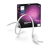 Philips Hue Indoor 5m Smart LED Solo Lightstrip Basis-Set, 1er-Pack, indirekte Beleuchtung mit der...