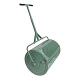 CStern 75L Kompoststreuer mit Griff Mehrzweck-Samenstreuer Metallnetz Düngerstreuer Roller...