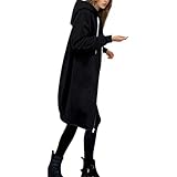 Generisch Sweatjacke Damen Mit Kapuze, Sweatjacke Damen Lang Mit Kapuze Zipper Hoodie - Oversize Y2K...