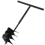 Eleganz Gartenbohrer Erdbohrer mit Griff für Bohrmaschine: Pflanzbohrer 250 mm mit 12...