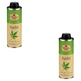 Château de l’huile Hanföl 250 ml, 2er Pack - Kaltgepresst, Reich an Omega-3 und Omega-6...