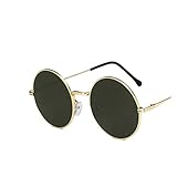 2025 Designer Runde Metall Retro Mode Dekorative Sonnenbrille Herren und Damen Outdoor Urlaub Strand...