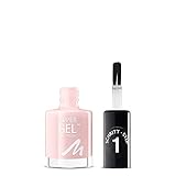 Manhattan Super Gel Nagellack – Gel Maniküre Effekt ganz ohne UV Licht – Rosa Nail Polish mit...